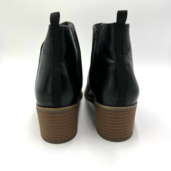 Dr. Scholl's Women's Teammate Black Vegan Leather Ankle Boots Booties 8 NEW - Picture 8 of 13
